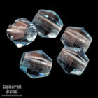4mm Transparent Light Aqua Faceted Bicone-General Bead