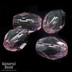 7mm x 9mm Light Amethyst Faceted Oval Bead-General Bead