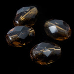 8mm x 11mm Smoked Topaz Faceted Oval Bead (150 Pcs) #GCU013