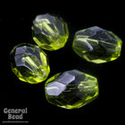 7mm x 9mm Olivine Faceted Oval Bead-General Bead