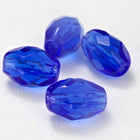 8mm x 11mm Sapphire Faceted Oval Bead (150 Pcs) #GCU012