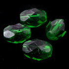 8mm x 11mm Emerald Faceted Oval Bead (150 Pcs) #GCU006
