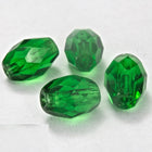 8mm x 11mm Emerald Faceted Oval Bead (150 Pcs) #GCU006