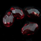 8mm x 11mm Ruby Faceted Oval Bead (150 Pcs) #GCU011