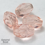 7mm x 9mm Rose Faceted Oval Bead-General Bead