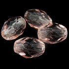 8mm x 11mm Rose Faceted Oval Bead (150 Pcs) #GCU010