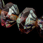 7mm x 11mm Transparent Amethyst Picasso Saucer Bead #GCZ102-General Bead