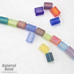3mm x 5mm Matte Multicolor Niblet Mix (40 Gm) #GDM020-General Bead