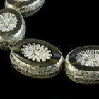 10mm x 14mm Olivine/Silver Kiwi Bead (10 Pcs) #GDU031-General Bead