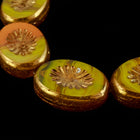 10mm x 14mm Orange and Yellow Opal/Bronze Kiwi Bead (10 Pcs) #GDU032-General Bead
