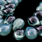 5mm x 7mm Demin Blue Opal/Transparent Aqua Drop (50 Pcs) #GDY101-General Bead