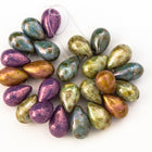 6mm x 9mm Easter Picasso Mix Drop (25 Pcs) #GDY208-General Bead