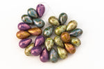 6mm x 9mm Easter Picasso Mix Drop (25 Pcs) #GDY208-General Bead