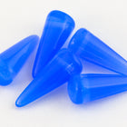 5mm x 13mm Milky Periwinkle Spike Bead Strand (30 Pcs) #GDZ214-General Bead