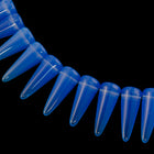 5mm x 13mm Milky Periwinkle Spike Bead Strand (30 Pcs) #GDZ214-General Bead