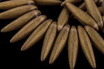 4mm x 15mm Matte Bronze/Amethyst Thorn Bead Strand (50 Pcs) #GDZ303-General Bead