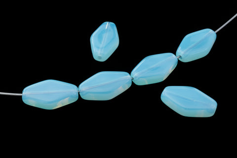 13mm Aqua Opal Diamond Bead (25 Pcs) #GEA001