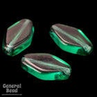 13mm Transparent Teal Diamond Bead-General Bead