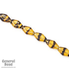 13mm Transparent Tortoiseshell Diamond Bead-General Bead