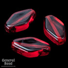 13mm Transparent Ruby Diamond Bead-General Bead