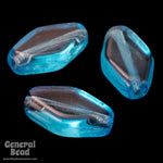 13mm Transparent Aqua Diamond Bead-General Bead