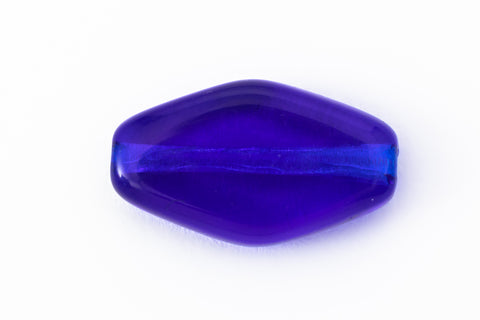 13mm Transparent Cobalt Diamond Bead (25 Pcs) #GEA024