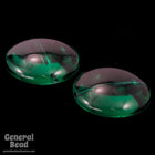 15mm Transparent Emerald Coin Bead (2 Pcs) #GEE005-General Bead
