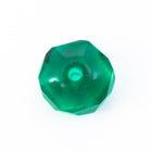 6mm x 8mm Transparent Emerald Gem Cut Rondelle (25 Pcs) #GEG005