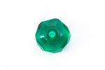 6mm x 8mm Transparent Emerald Gem Cut Rondelle (25 Pcs) #GEG005