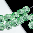 6mm Peridot Baroque Cathedral Bead (25 Pcs) #GEQ003