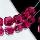 8mm Fuchsia Baroque Cathedral Bead (25 Pcs) #GEQ105