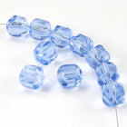 8mm Light Sapphire Baroque Cathedral Bead-General Bead