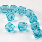 6mm Aqua Baroque Cathedral Bead-General Bead