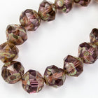 8mm Transparent Amethyst Picasso Irregular Baroque Bead (15 Pcs) #GEQ306-General Bead