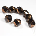 10mm Jet/Bronze Swirl Bead-General Bead