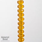 4mm x 7mm Topaz Faceted Rondelle-General Bead