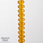 4mm x 7mm Topaz Faceted Rondelle-General Bead