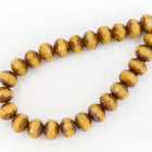 5mm x 7mm Butterscotch Picasso Faceted Rondelle (25 Pcs) #GFD213-General Bead