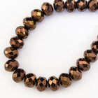 5mm x 7mm Bronze Faceted Rondelle (25 Pcs) #GFD222-General Bead