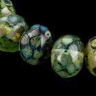 6mm x 8mm Transparent Ocean Mix Faceted Rondelle (25 Pcs) #GFD304-General Bead