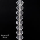 6mm x 9mm Crystal Faceted Rondelle-General Bead
