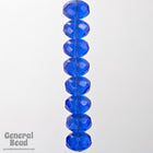 6mm x 9mm Sapphire Faceted Rondelle-General Bead