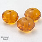 6mm x 9mm Topaz Faceted Rondelle-General Bead