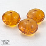 6mm x 9mm Topaz Faceted Rondelle-General Bead