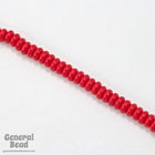 4mm Opaque Red Rondelle-General Bead
