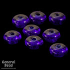 4mm Transparent Cobalt Rondelle-General Bead