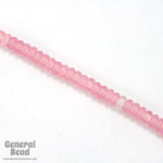 4mm Pink Opal Rondelle-General Bead