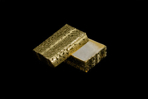 2 ⅛” x 1 ⅝” x 1” Gold Gift Box #GIFTBOX5