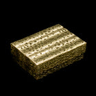 3 ¼” x 2 ¼” x 1” Gold Gift Box #GIFTBOX6