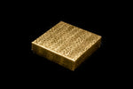 3 ½” x 3 ½” x 1” Gold Gift Box #GIFTBOX7